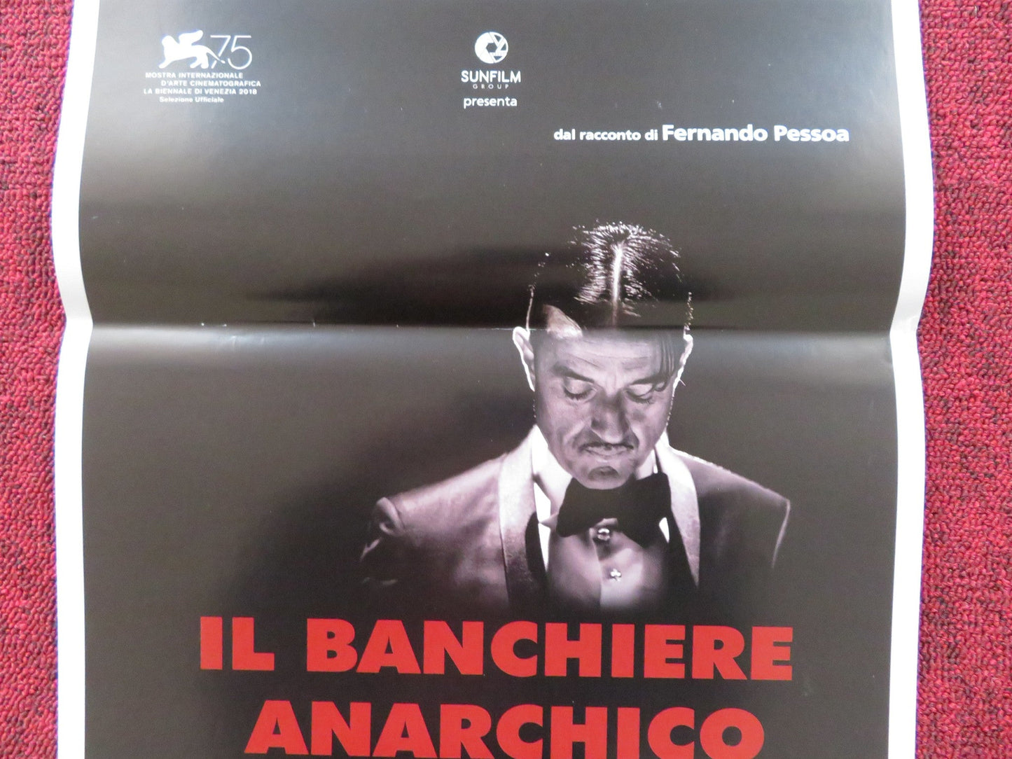 IL BANCHIERE ANARCHICO ITALIAN LOCANDINA POSTER GIULIO BASE PAOLO FOSSO 2018 Rendezvous Cinema Movie posters