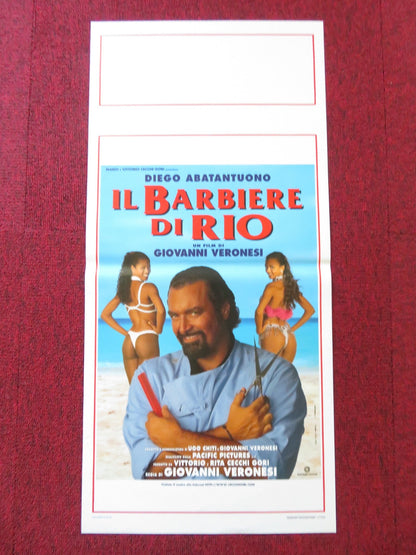 IL BARBIERE DI RIO ITALIAN LOCANDINA POSTER DIEGO ABATANTUONO 1996 Rendezvous Cinema Movie posters