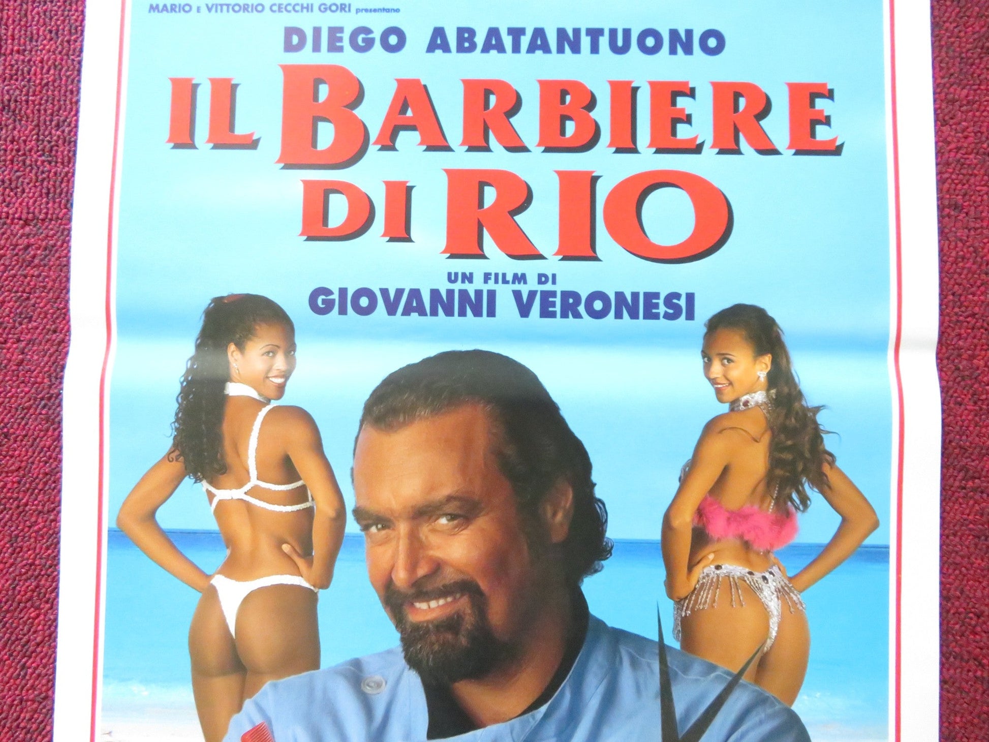 IL BARBIERE DI RIO ITALIAN LOCANDINA POSTER DIEGO ABATANTUONO 1996 Rendezvous Cinema Movie posters