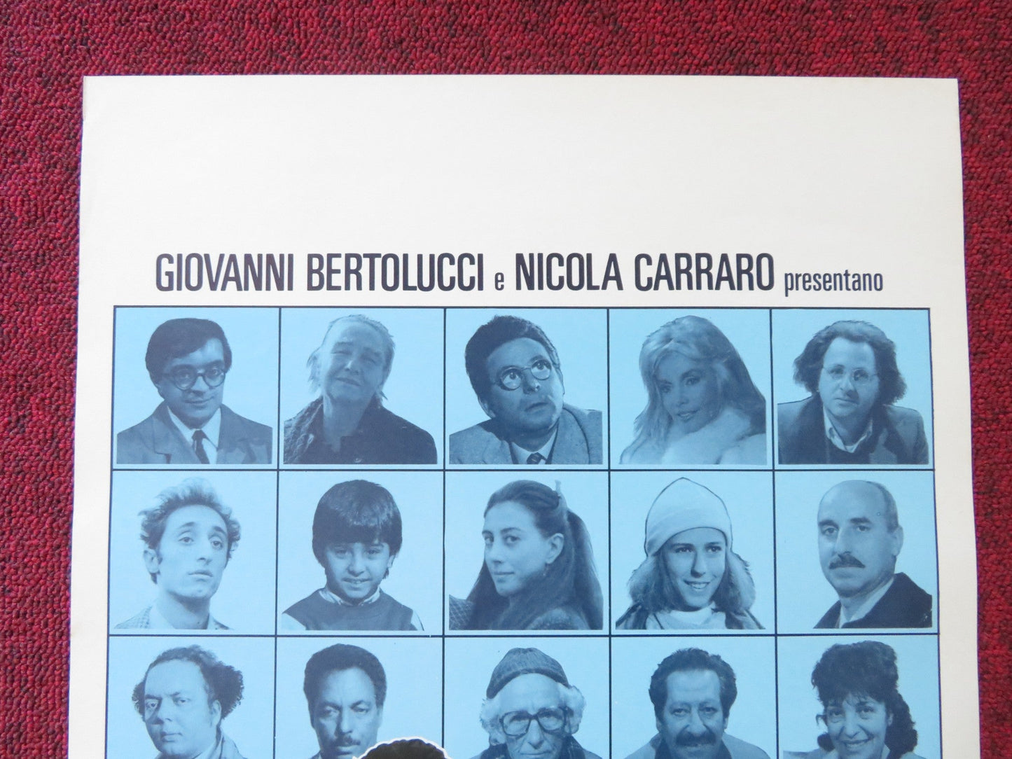 IL BI E IL BA ITALIAN LOCANDINA POSTER NINO FRASSICA LEO GULLOTTA 1986 Rendezvous Cinema Movie posters