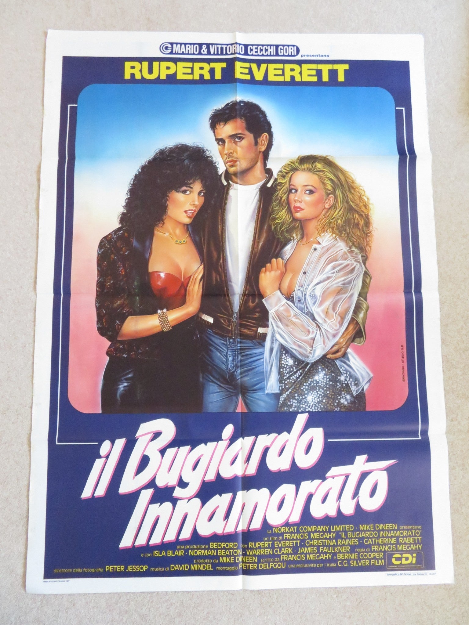 IL BUGIARDO INNAMORATO ITALIAN 2 FOGLIO POSTER RUPERT EVERETT C. RAINES 1984 Rendezvous Cinema Movie posters
