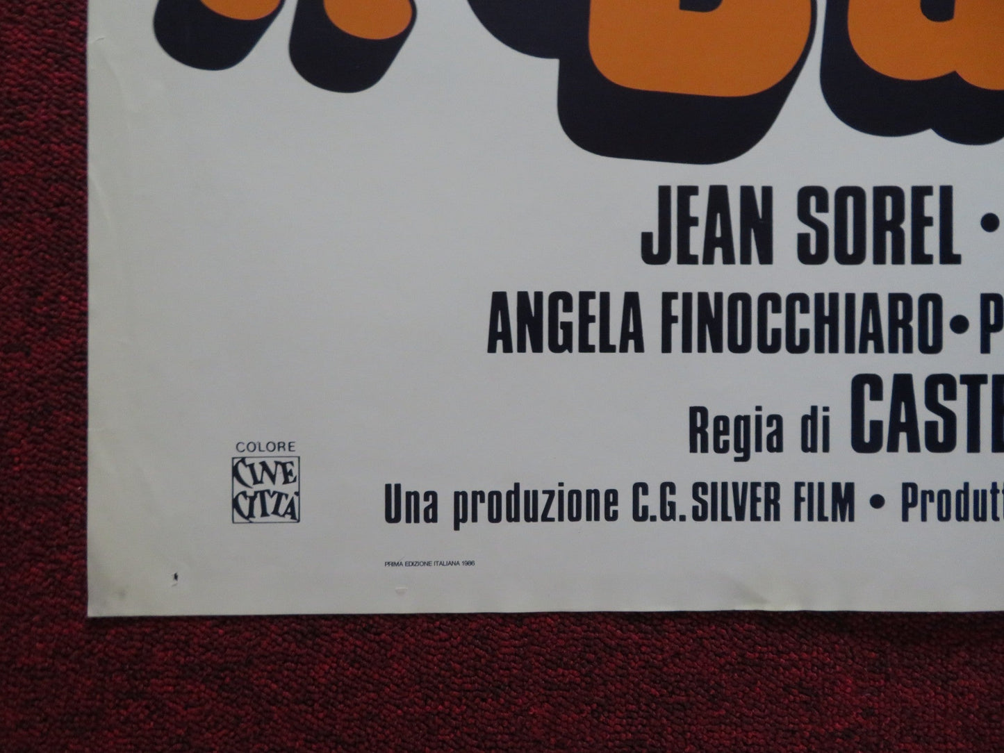 IL BURBERO ITALIAN FOGLIO POSTER ADRIANO CELENTANO DEBRA FEUER 1986 Rendezvous Cinema Movie posters