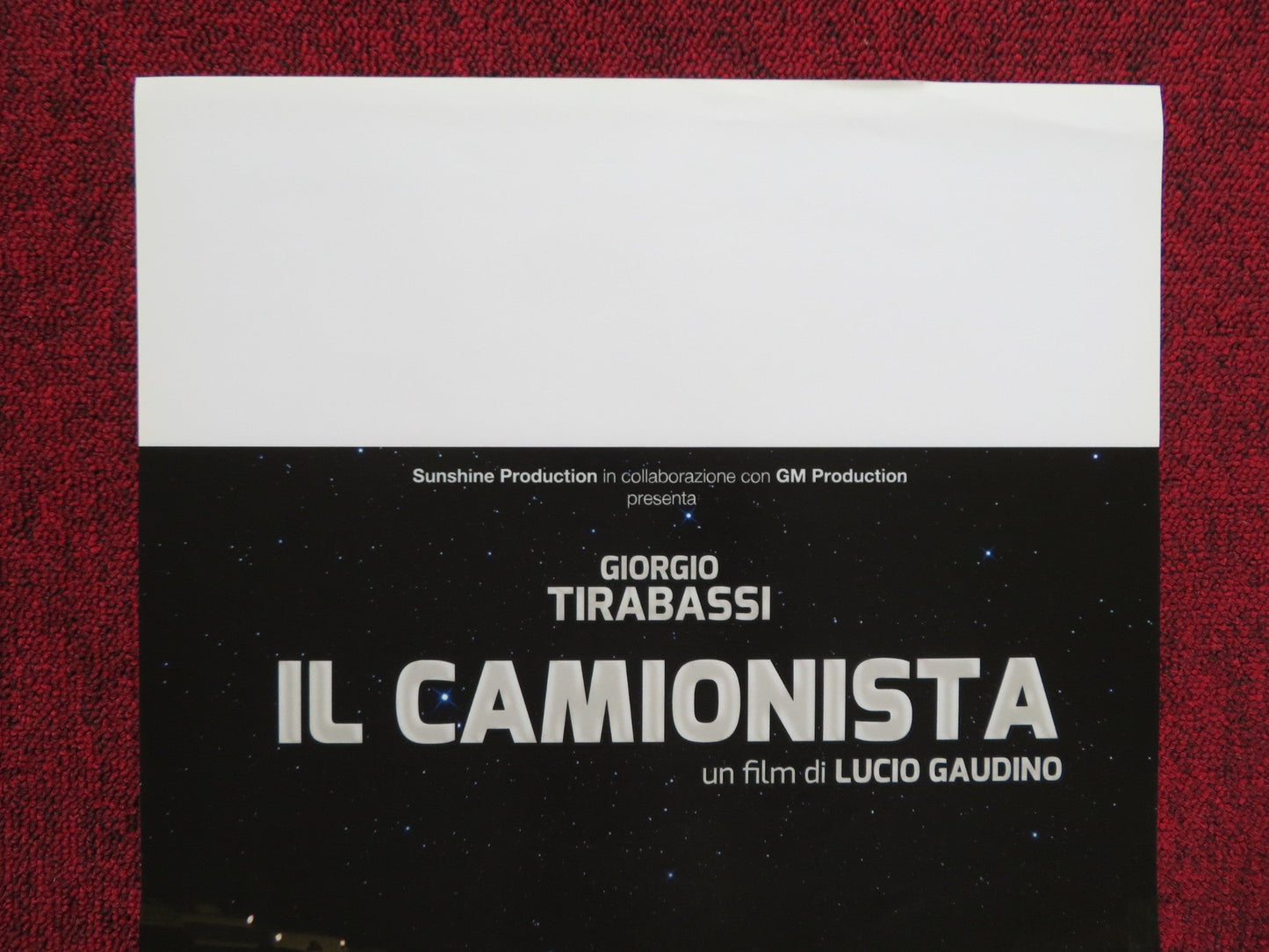 IL CAMIONISTA ITALIAN LOCANDINA POSTER SIMONA BORIONI PIPPO DELBONO 2016 Rendezvous Cinema Movie posters