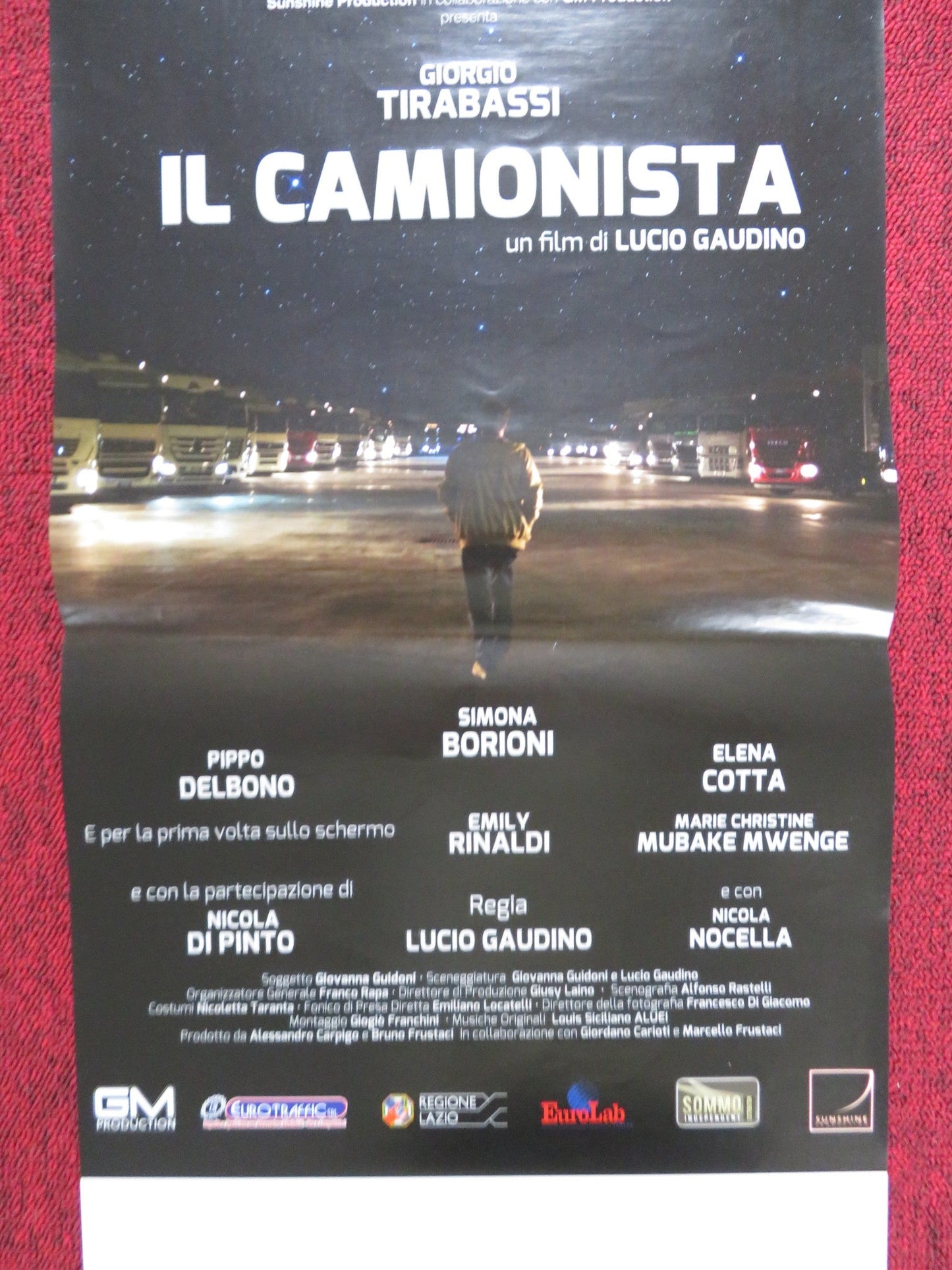 IL CAMIONISTA ITALIAN LOCANDINA POSTER SIMONA BORIONI PIPPO DELBONO 2016 Rendezvous Cinema Movie posters