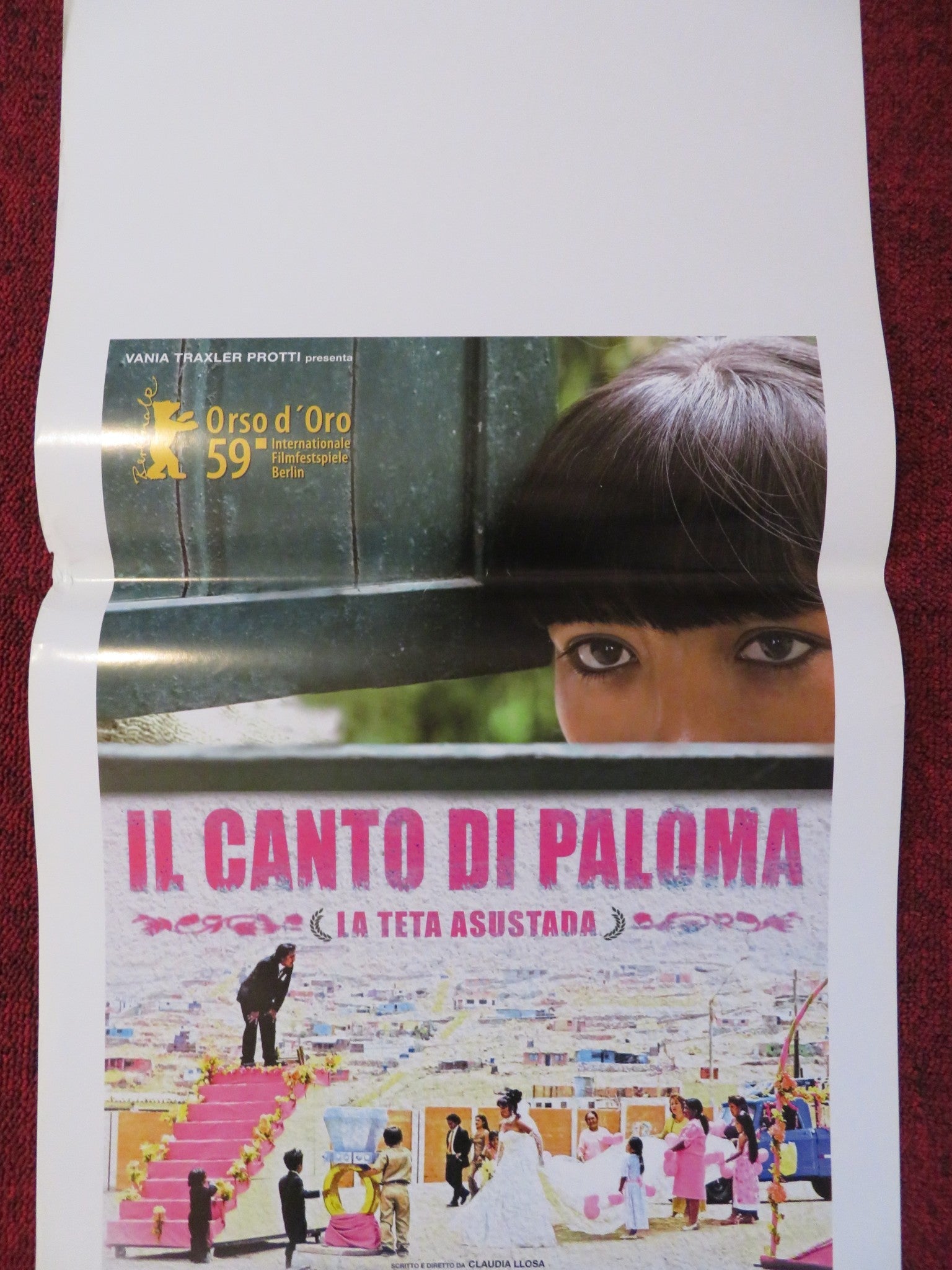 IL CANTO DI PALOMA ITALIAN LOCANDINA POSTER CLAUDIA LLOSA 2009 Rendezvous Cinema Movie posters