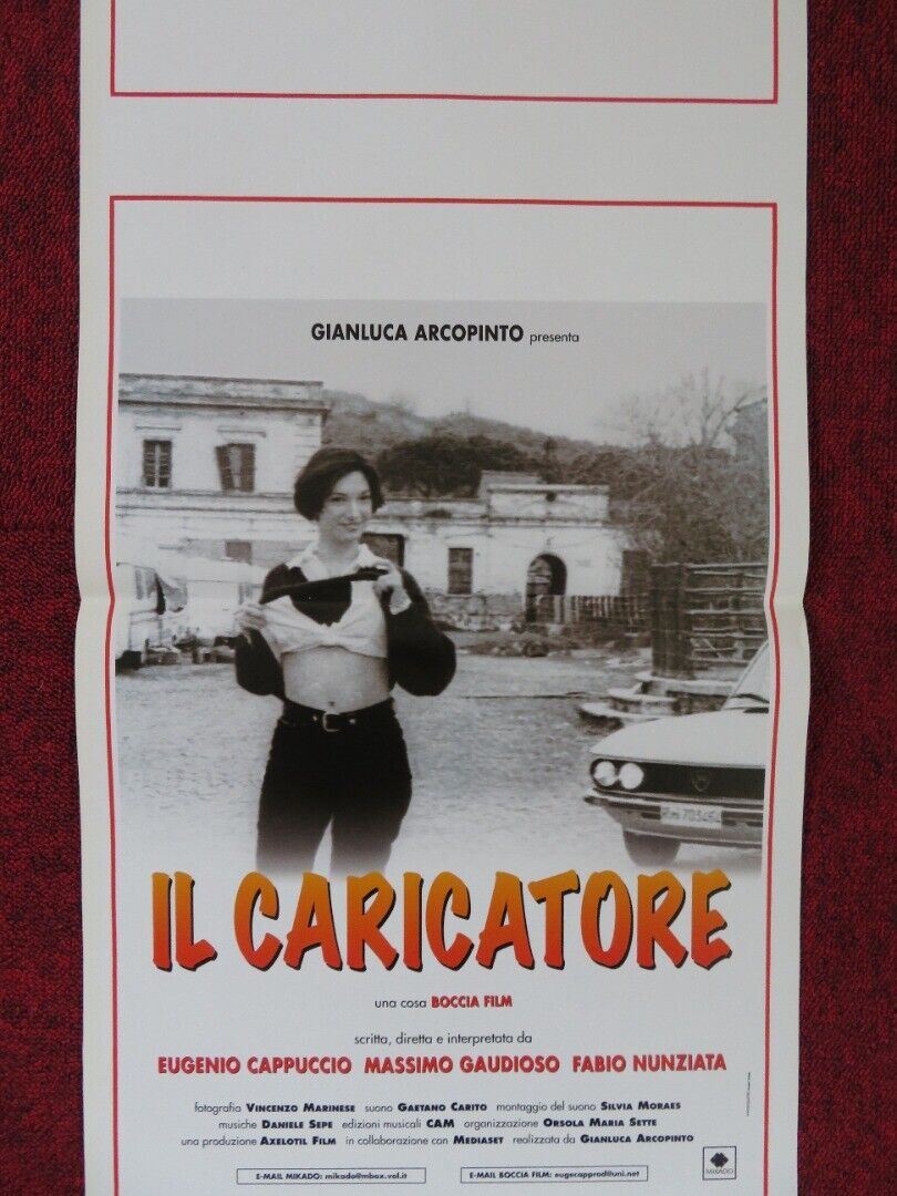 IL CARICATORE ITALIAN LOCANDINA (27.5"x13") POSTER MASSIMO GAUDIOSO 1997 Movie posters