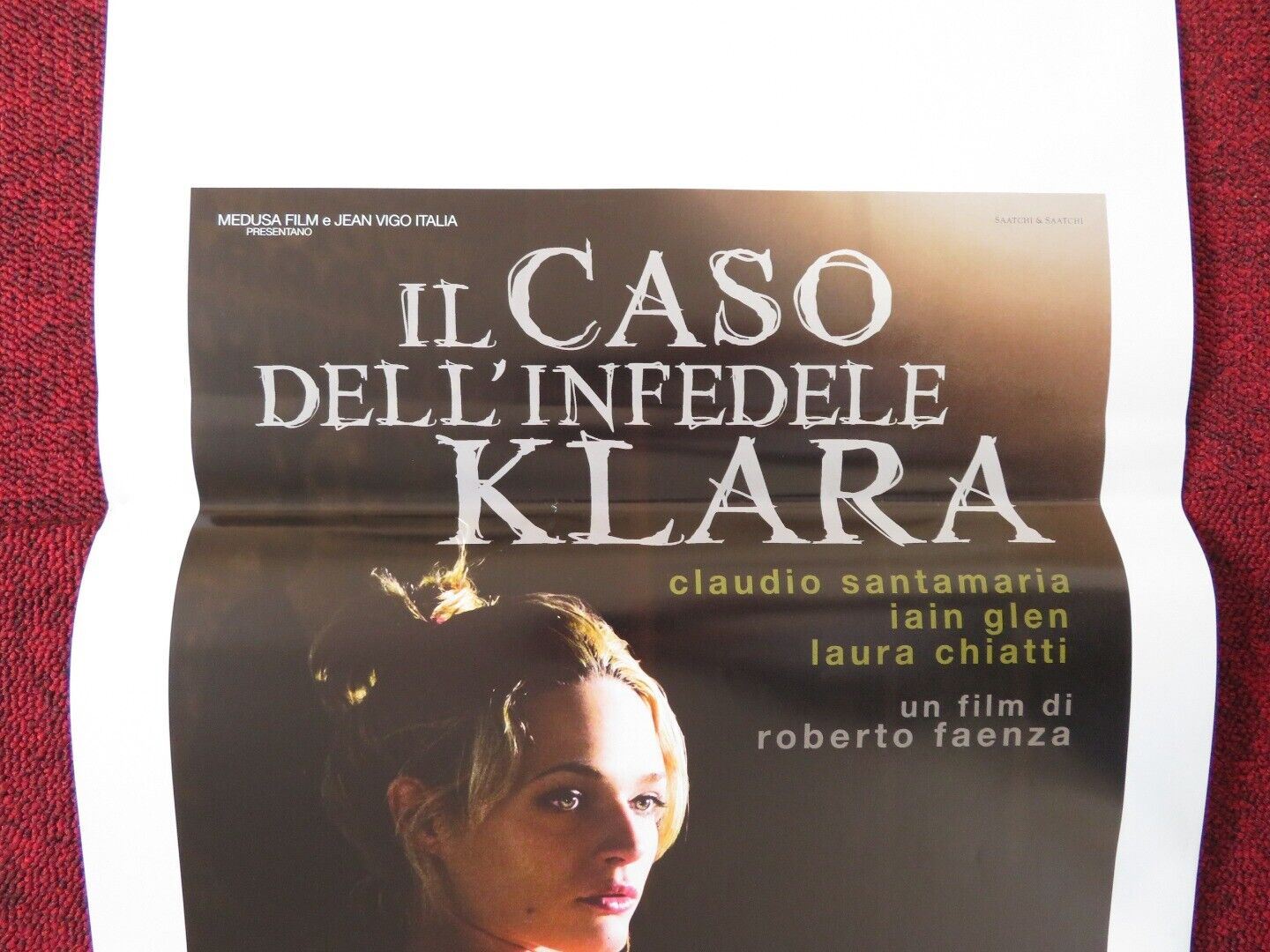 IL CASO DELL' INFEDELE KLARA ITALIAN LOCANDINA (27.5"x13") POSTER IAIN GLEN '09 Movie posters