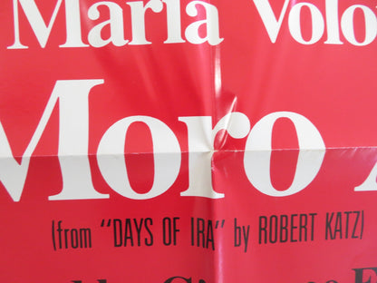 IL CASO MORO FOLDED US ONE SHEET POSTER GIAN MARIA VOLONTE MATTIA SBRAGIA 1988 Rendezvous Cinema Movie posters