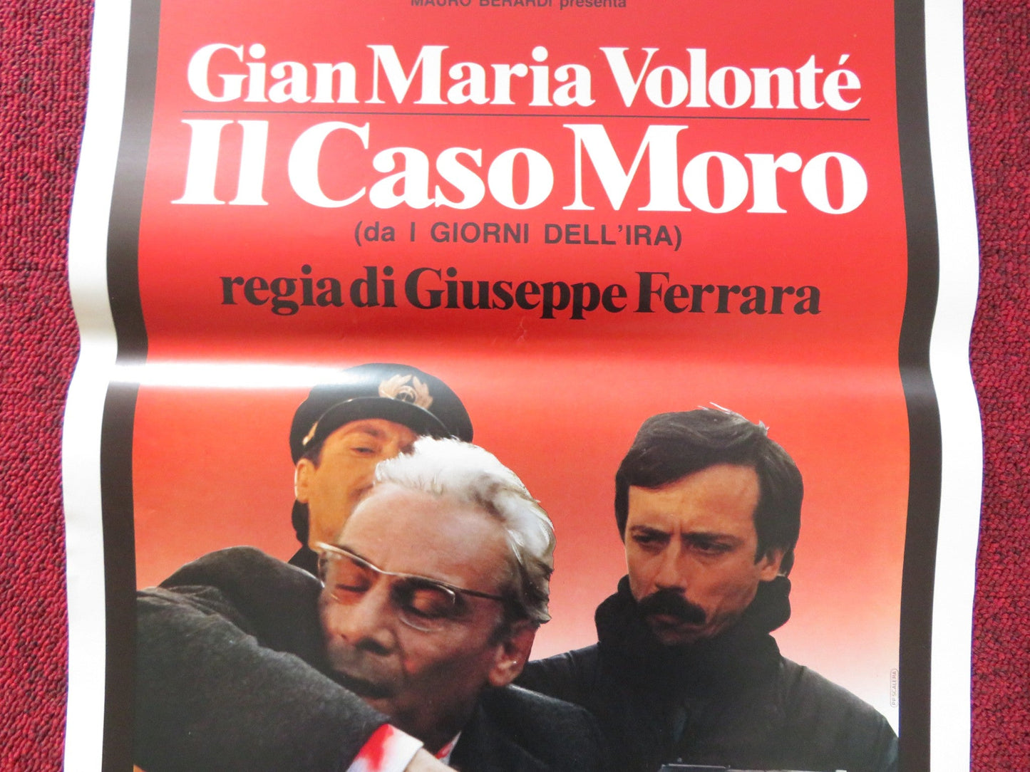 IL CASO MORO ITALIAN LOCANDINA POSTER GIAM MARIA VOLONTE 1986 Rendezvous Cinema Movie posters