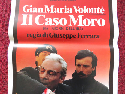 IL CASO MORO ITALIAN LOCANDINA POSTER GIAM MARIA VOLONTE 1986 Rendezvous Cinema Movie posters
