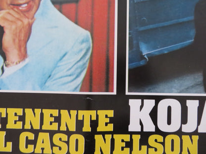 IL CASO NELSON E SUO - KOJACK - A ITALIAN FOTOBUSTA POSTER TELLY SAVALAS 1973 Rendezvous Cinema Movie posters