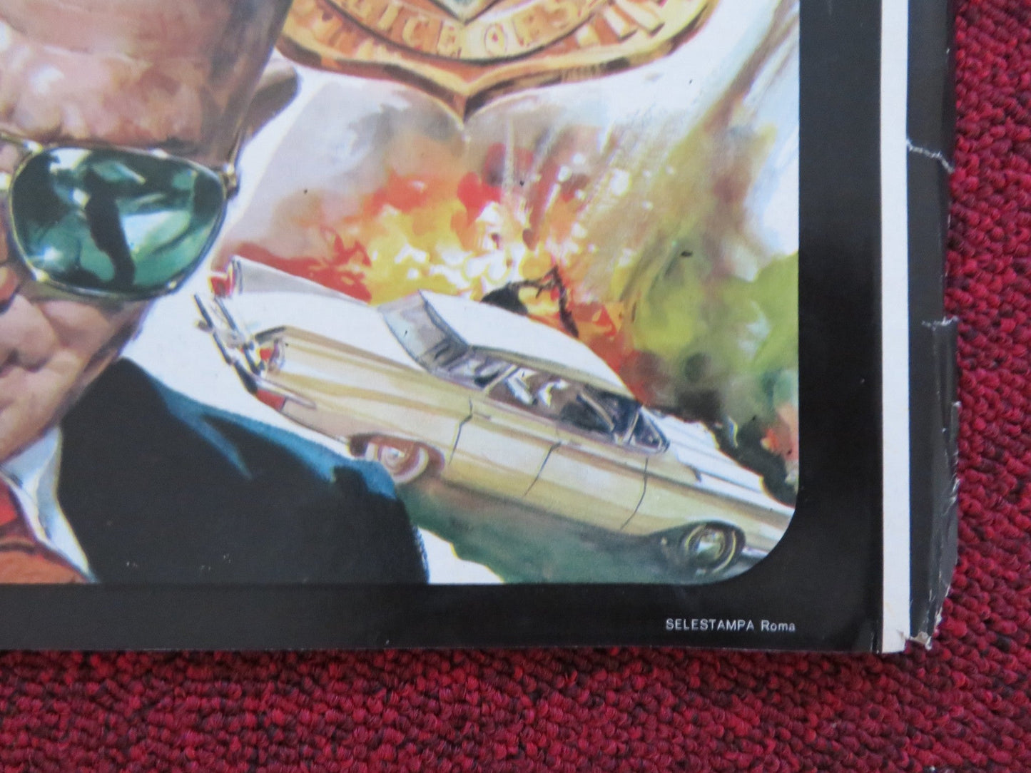 IL CASO NELSON E SUO - KOJACK - A ITALIAN FOTOBUSTA POSTER TELLY SAVALAS 1973 Rendezvous Cinema Movie posters