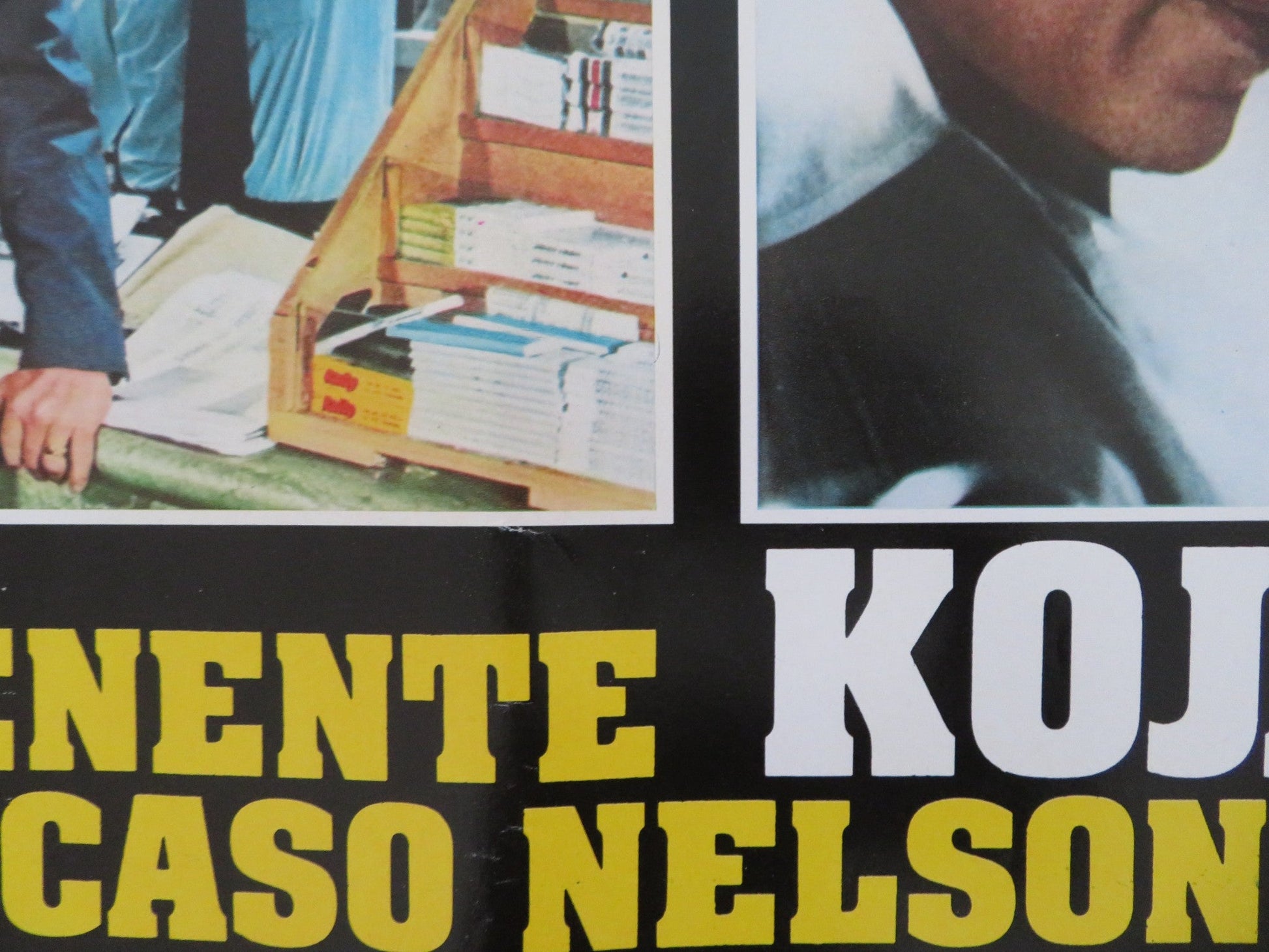 IL CASO NELSON E SUO - KOJACK - B ITALIAN FOTOBUSTA POSTER TELLY SAVALAS 1973 Rendezvous Cinema Movie posters
