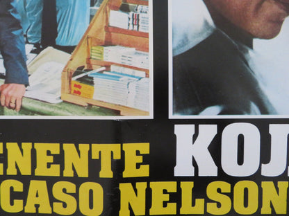 IL CASO NELSON E SUO - KOJACK - B ITALIAN FOTOBUSTA POSTER TELLY SAVALAS 1973 Rendezvous Cinema Movie posters