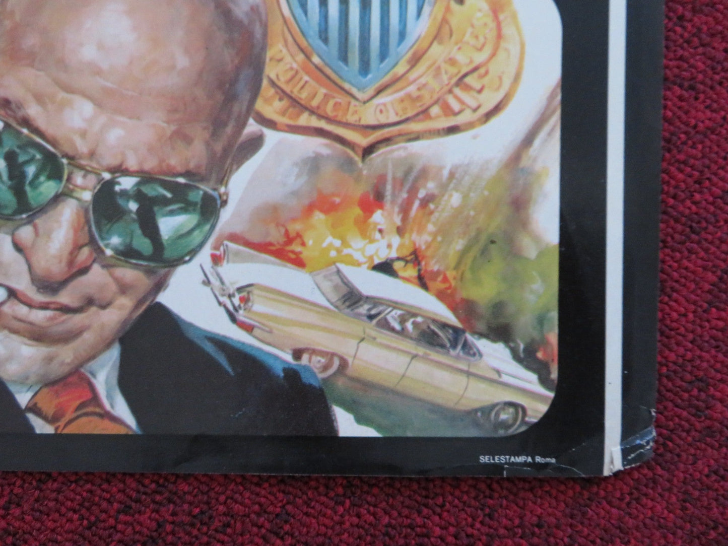 IL CASO NELSON E SUO - KOJACK - B ITALIAN FOTOBUSTA POSTER TELLY SAVALAS 1973 Rendezvous Cinema Movie posters