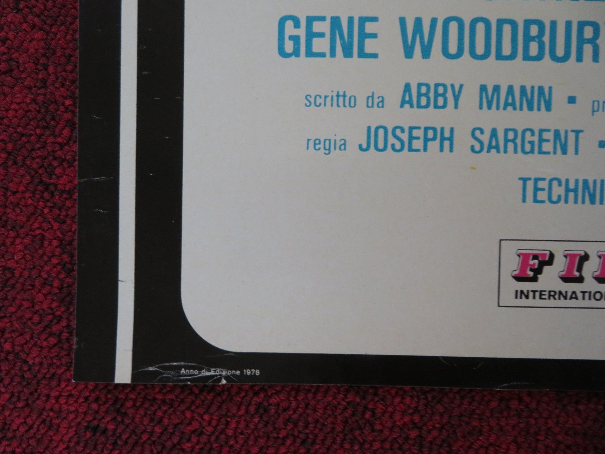 IL CASO NELSON E SUO - KOJACK - B ITALIAN FOTOBUSTA POSTER TELLY SAVALAS 1973 Rendezvous Cinema Movie posters