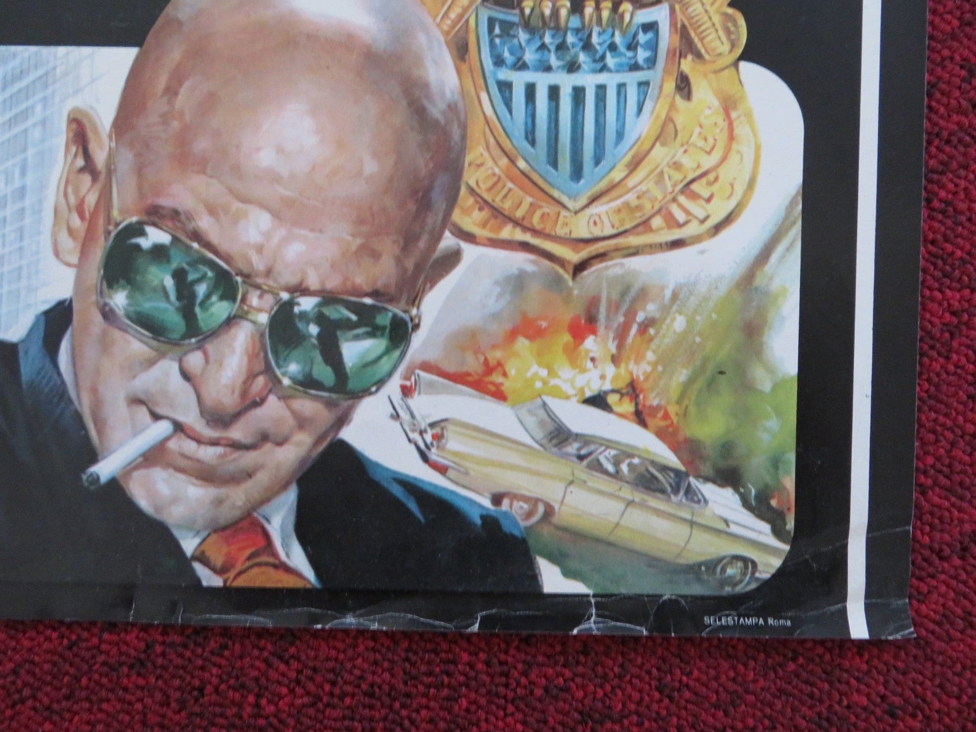 IL CASO NELSON E SUO - KOJACK - D ITALIAN FOTOBUSTA POSTER SAVALAS GORTNER 1973 Rendezvous Cinema Movie posters