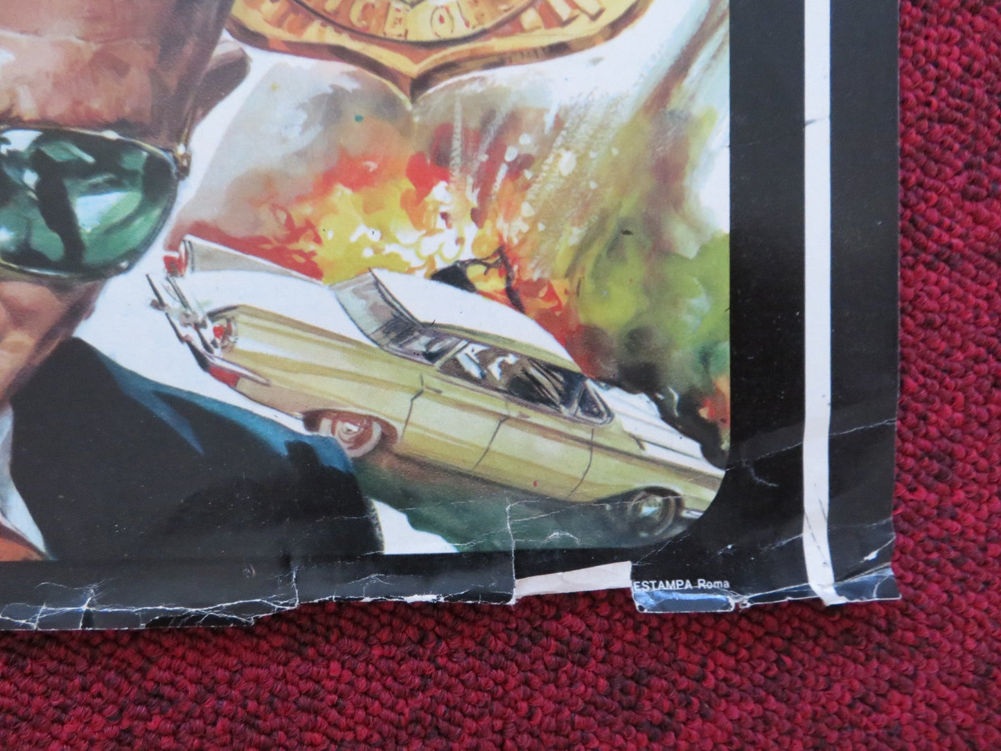 IL CASO NELSON E SUO - KOJACK - E ITALIAN FOTOBUSTA POSTER SAVALAS GORTNER 1973 Rendezvous Cinema Movie posters