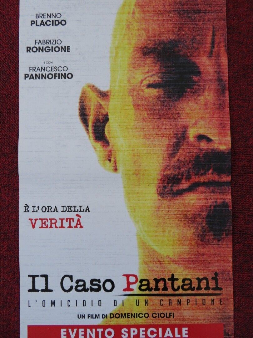 IL CASO PANTANI ITALIAN LOCANDINA (26.5"x12.5") POSTER MARCO PALVETTI 2020 Rendezvous Cinema Movie posters