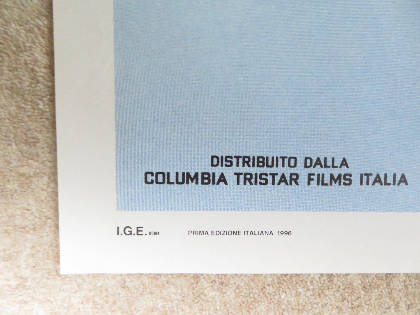 IL CIELO E SEMPRE PIU BLU ITALIAN 2 FOGLIO POSTER ASIA & DARIO ARGENTO 1996 Rendezvous Cinema Movie posters
