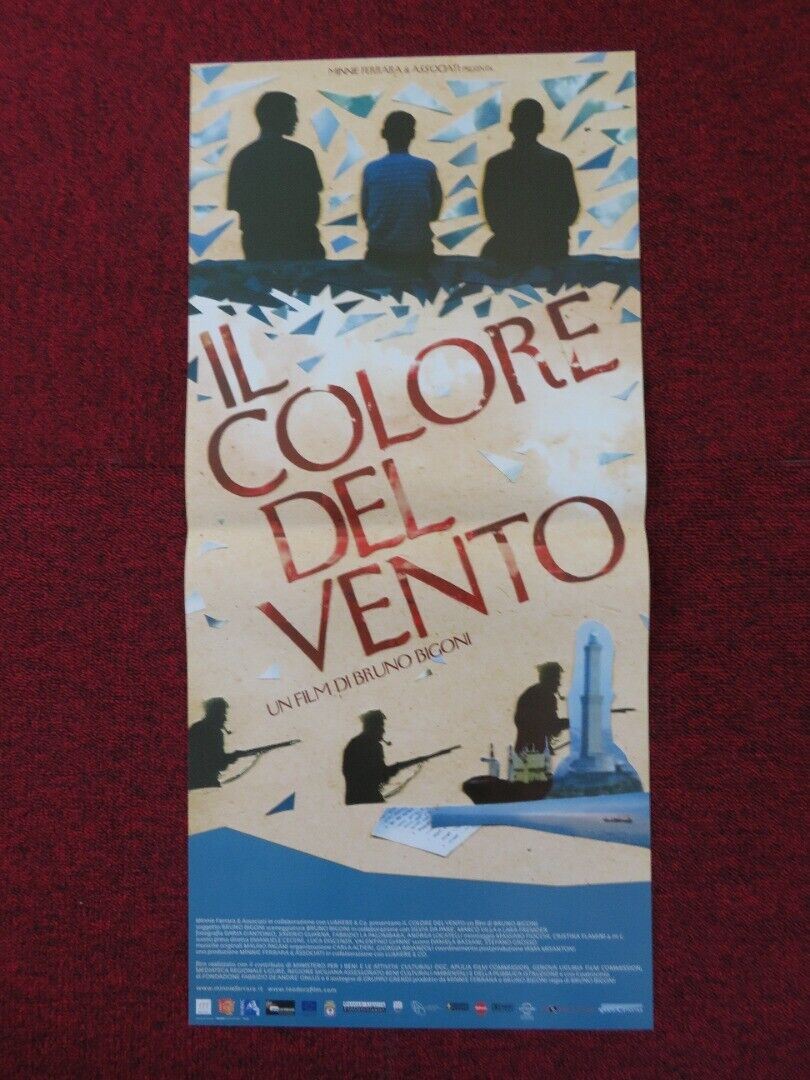 IL COLORE DEL VENTO ITALIAN LOCANDINA (26.5"x12.5") POSTER BRUNO BIGONI 2011 Rendezvous Cinema Movie posters