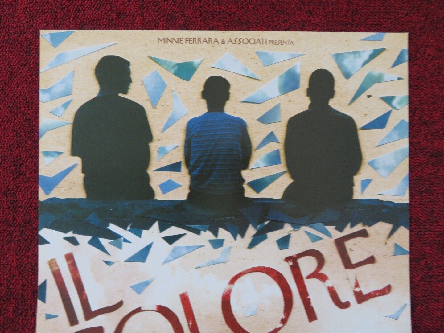 IL COLORE DEL VENTO ITALIAN LOCANDINA (26.5"x12.5") POSTER BRUNO BIGONI 2011 Rendezvous Cinema Movie posters