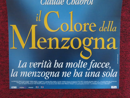IL COLORE DELLA MENZOGNA ITALIAN LOCANDINA POSTER SANDRINE BONNAIRE 1999 Rendezvous Cinema Movie posters