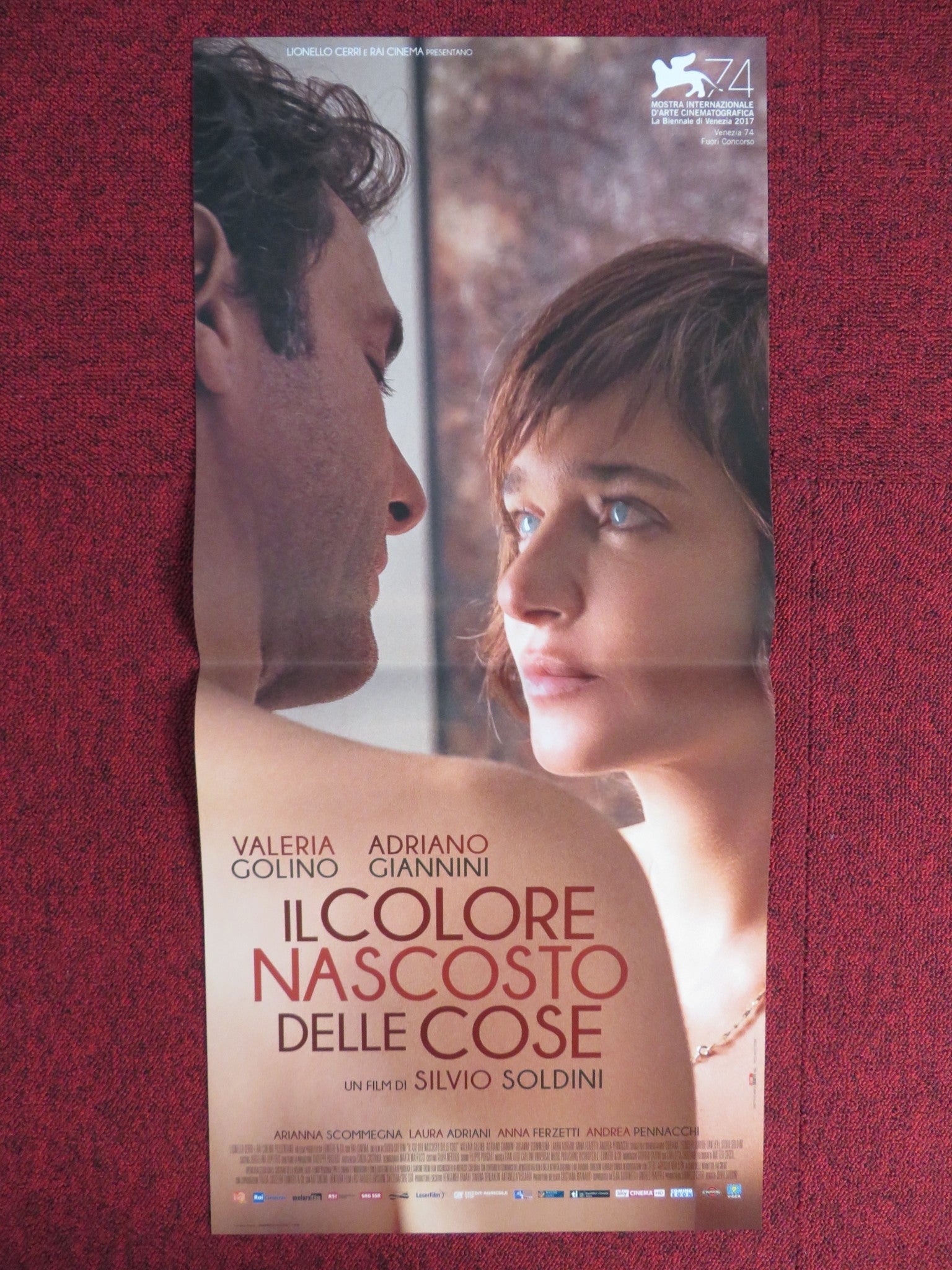 IL COLORE NASCOSTO DELLE COSE ITALIAN LOCANDINA POSTER VALERIA GOLINO 2017 Rendezvous Cinema Movie posters