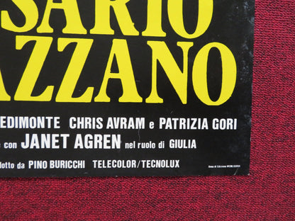 IL COMMISSARIO VERRAZZANO ITALIAN FOGLIO POSTER LUC MERENDA JANET AGREN 1978 Rendezvous Cinema Movie posters