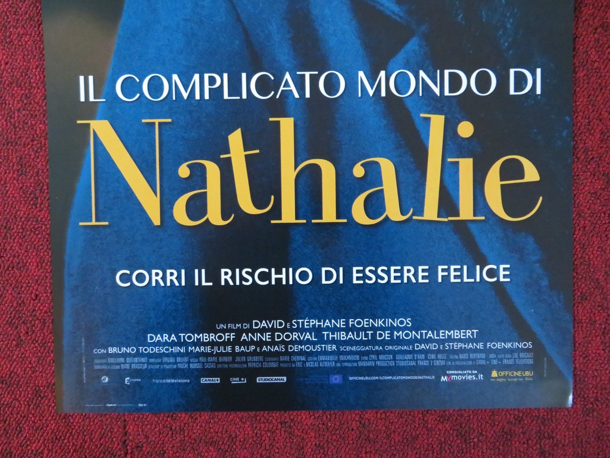 IL COMPLICATO MONDO DI NATHALIE ITALIAN LOCANDINA POSTER KARIN VIARD 2017 Rendezvous Cinema Movie posters