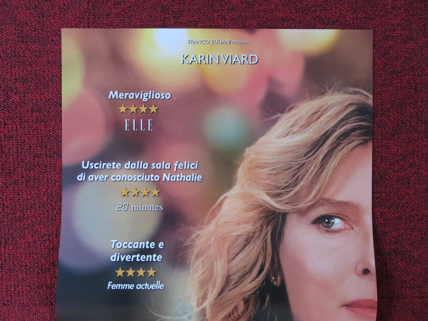 IL COMPLICATO MONDO DI NATHALIE ITALIAN LOCANDINA POSTER KARIN VIARD 2017 Rendezvous Cinema Movie posters