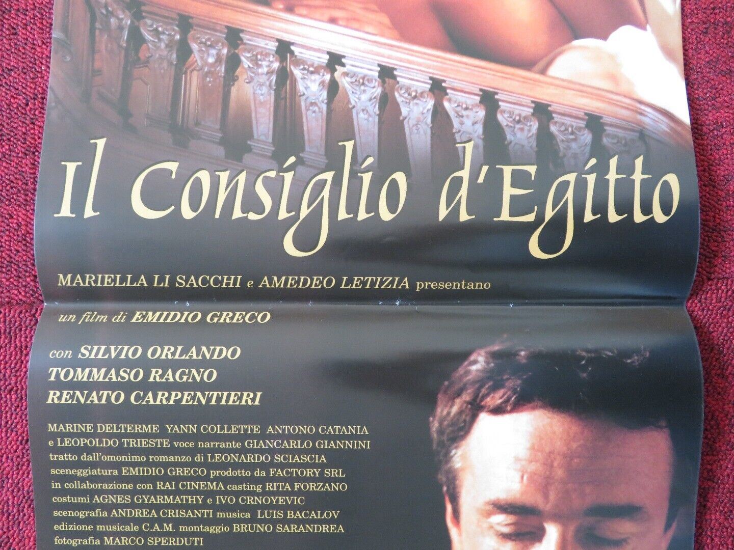 IL CONSIGLIO D'EGITTO ITALIAN LOCANDINA (25"x12.5") POSTER S ORLANDO 2002 Movie posters