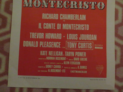 IL CONTE DI MONTE - CRISTO ITALIAN LOCANDINA (27.5"x13") POSTER 1975 Movie posters