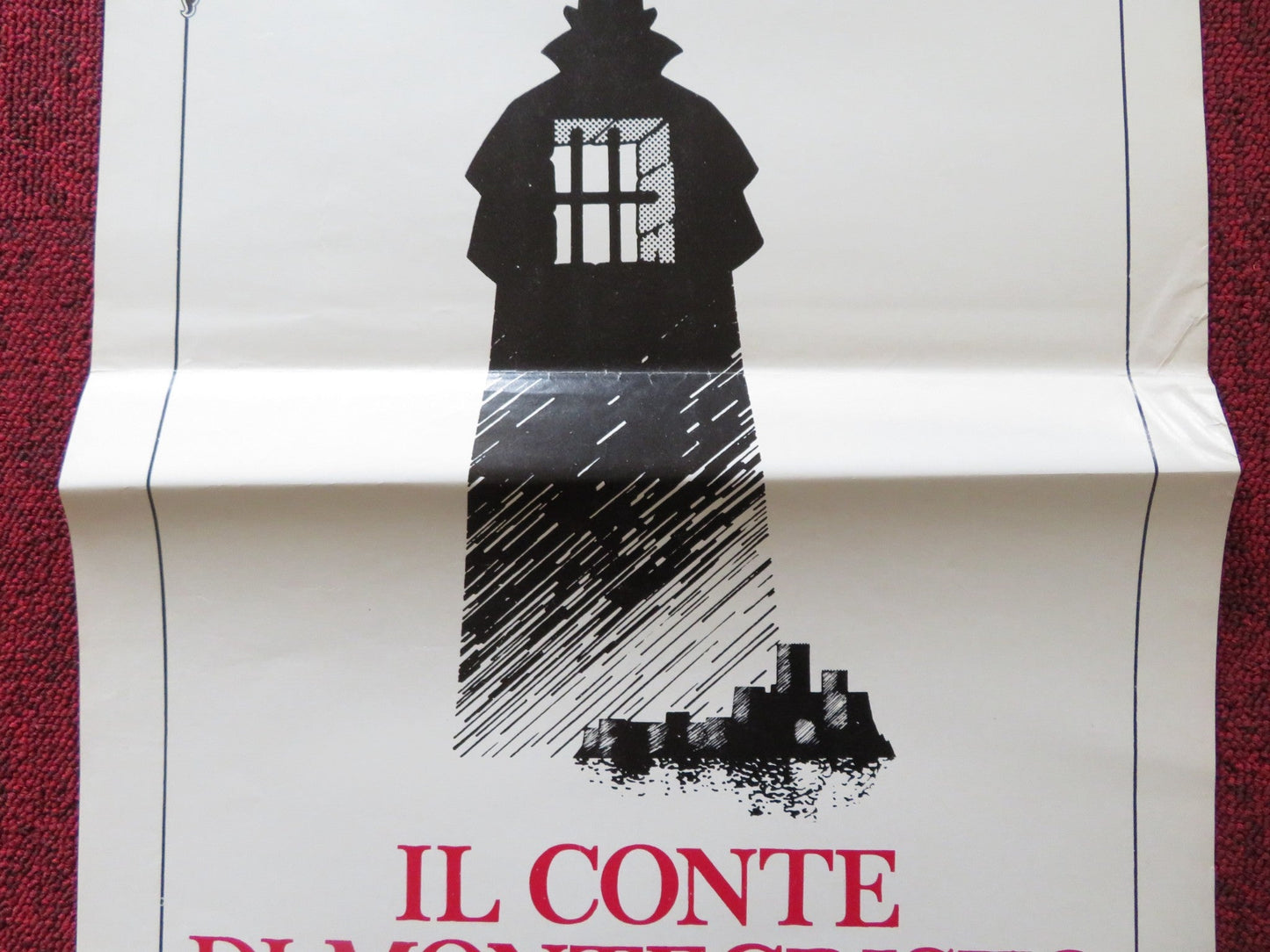 IL CONTE DI MONTECRISTO ITALIAN LOCANDINA POSTER JACQUES WEBER C. ROMANELLI 1980 Rendezvous Cinema Movie posters