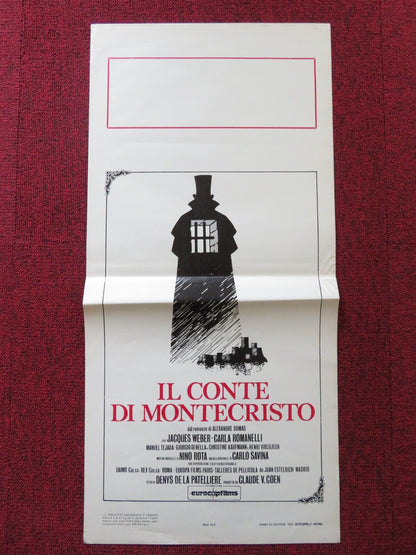IL CONTE DI MONTECRISTO ITALIAN LOCANDINA POSTER JACQUES WEBER C. ROMANELLI 1980 Rendezvous Cinema Movie posters