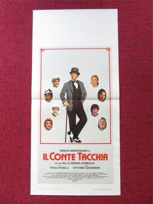 IL CONTE TACCHIA ITALIAN LOCANDINA POSTER ENRICO MONTESANO VITTORIO GASSMAN 1982 Rendezvous Cinema Movie posters