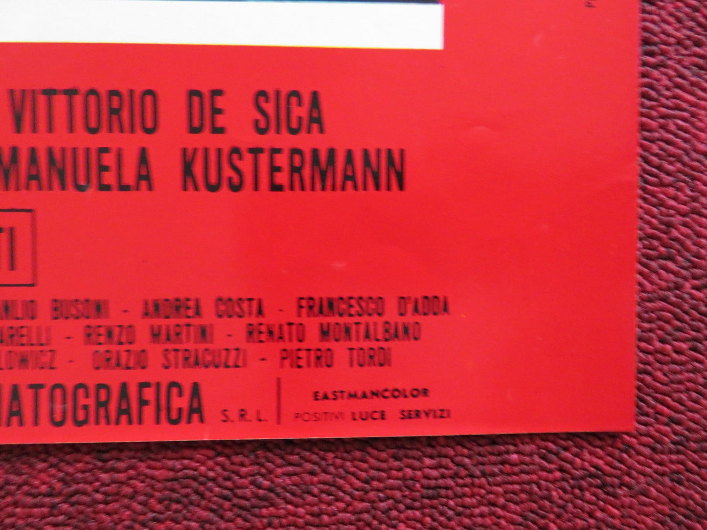 IL DELITTO MATTEOTTI - D ITALIAN FOTOBUSTA POSTER MARIO ADORF CUCCIOLLA 1973 Rendezvous Cinema Movie posters