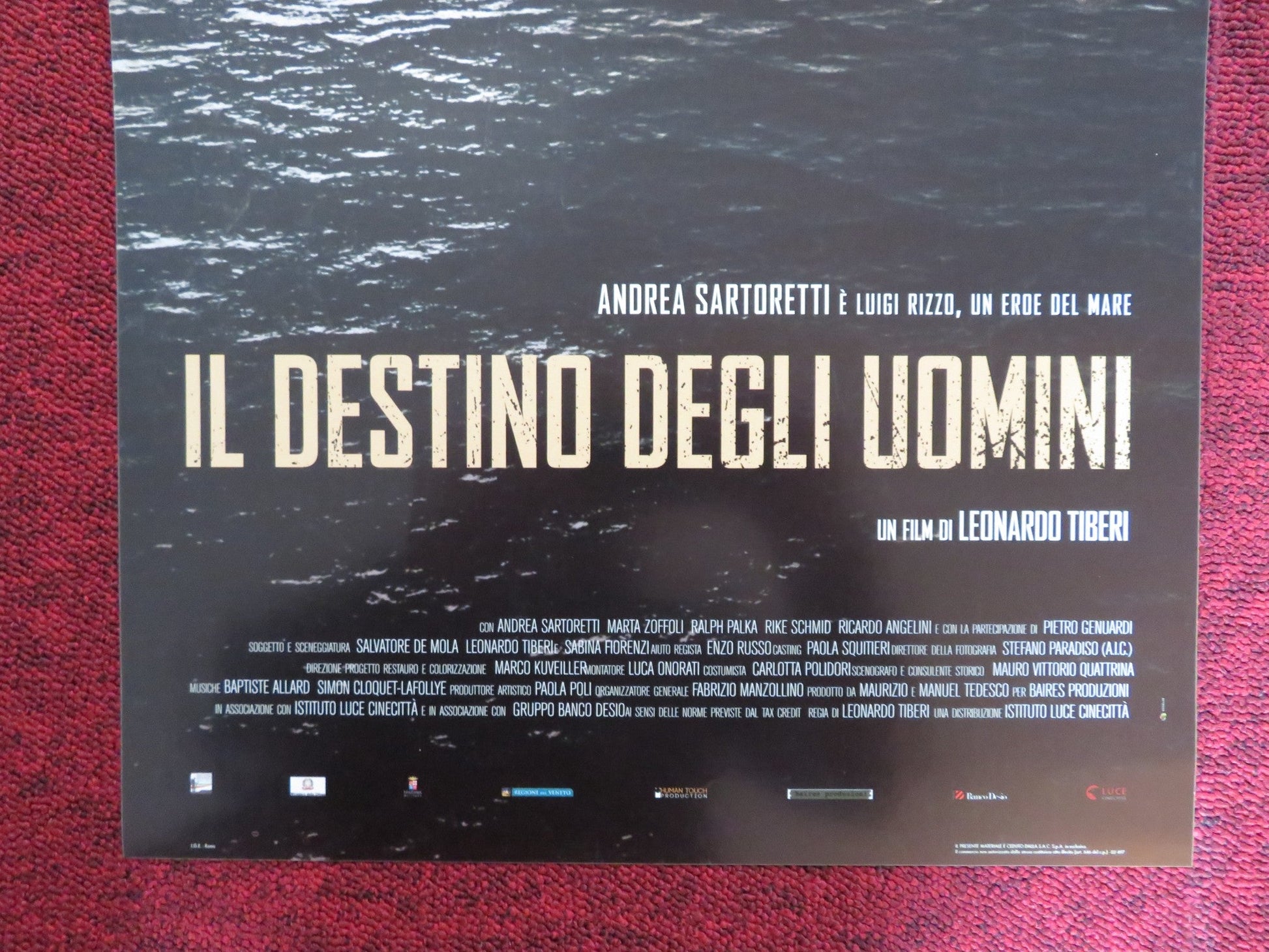IL DESTINO DEGLI UOMINI ITALIAN LOCANDINA POSTER ANDREA SARTORETTI ZOFFOLI 2018 Rendezvous Cinema Movie posters