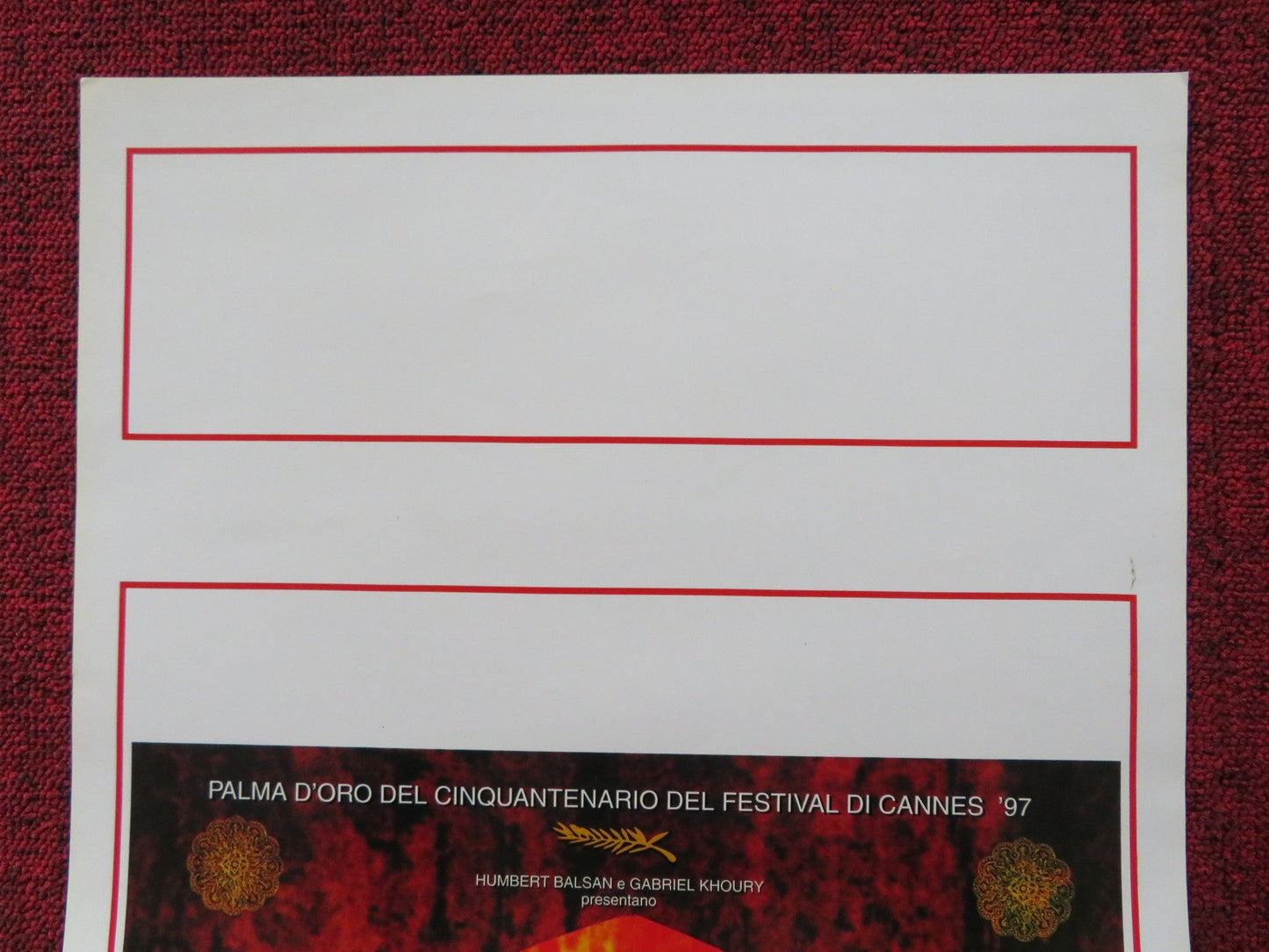 IL DESTINO / DESTINY ITALIAN LOCANDINA POSTER NOUR EL - SHERIF LAYLA OLWI 1997 Rendezvous Cinema Movie posters