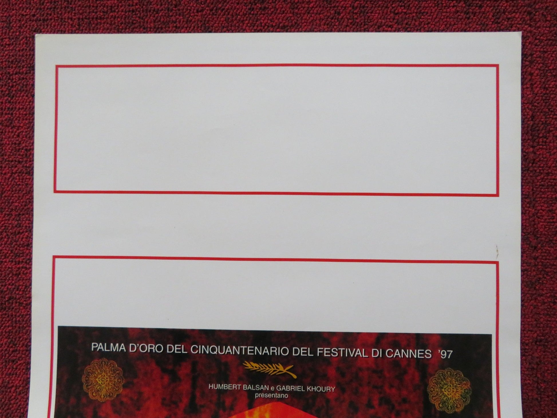 IL DESTINO / DESTINY ITALIAN LOCANDINA POSTER NOUR EL - SHERIF LAYLA OLWI 1997 Rendezvous Cinema Movie posters