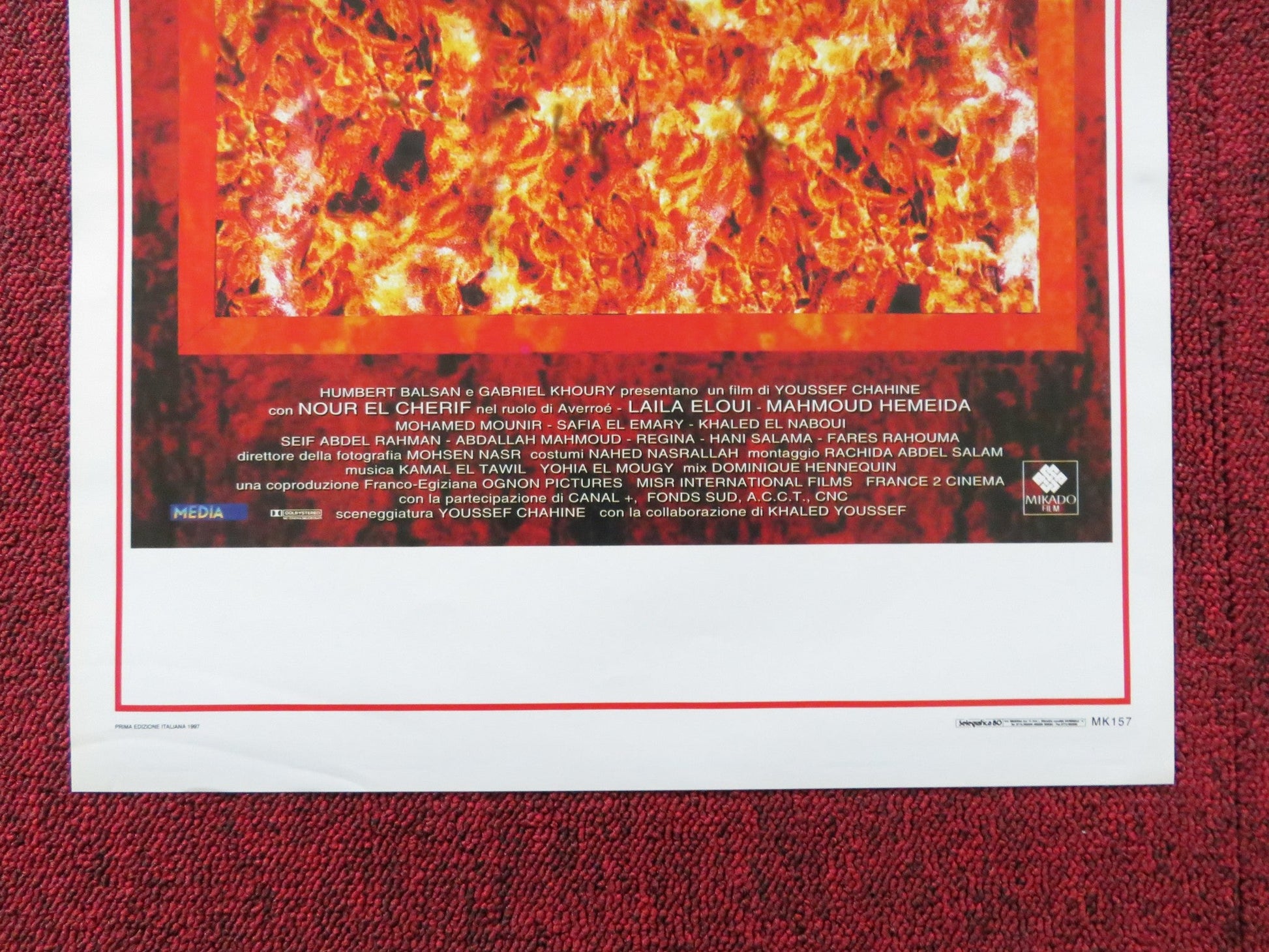 IL DESTINO / DESTINY ITALIAN LOCANDINA POSTER NOUR EL - SHERIF LAYLA OLWI 1997 Rendezvous Cinema Movie posters