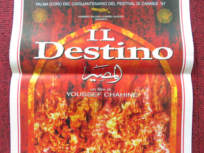 IL DESTINO / DESTINY ITALIAN LOCANDINA POSTER NOUR EL - SHERIF LAYLA OLWI 1997 Rendezvous Cinema Movie posters