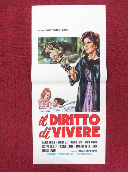 IL DIRITTO DI VIVERE ITALIAN LOCANDINA POSTER MARGA LOPEZ ENRIQUE LIZALDE 1976 Rendezvous Cinema Movie posters