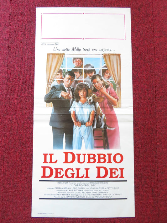 IL DUBBIO DEGLI DEI ITALIAN LOCANDINA POSTER PAMELA ADLON ERIC GURRY 1986 Rendezvous Cinema Movie posters