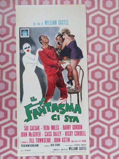 IL FANTASMA CI STA /The Spirit Is Willing ITALIAN LOCANDINA (27.5"x 13") POSTER Movie posters