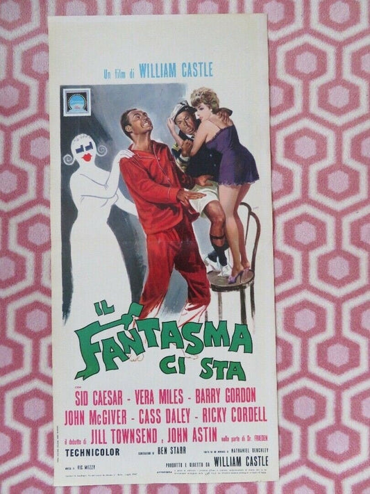 IL FANTASMA CI STA /The Spirit Is Willing ITALIAN LOCANDINA (27.5"x 13") POSTER Movie posters