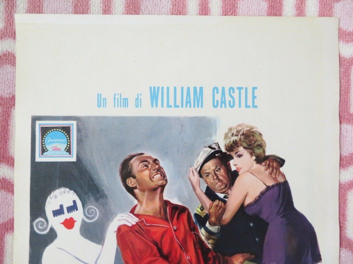 IL FANTASMA CI STA /The Spirit Is Willing ITALIAN LOCANDINA (27.5"x 13") POSTER Movie posters