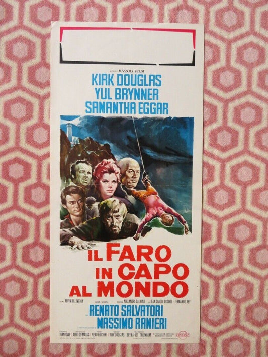 IL FARO IN CAPO AL MONDO ITALIAN LOCANDINA (27.5"x13") POSTER KIRK DOUGLAS 1972 Movie posters