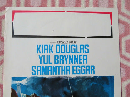 IL FARO IN CAPO AL MONDO ITALIAN LOCANDINA (27.5"x13") POSTER KIRK DOUGLAS 1972 Movie posters
