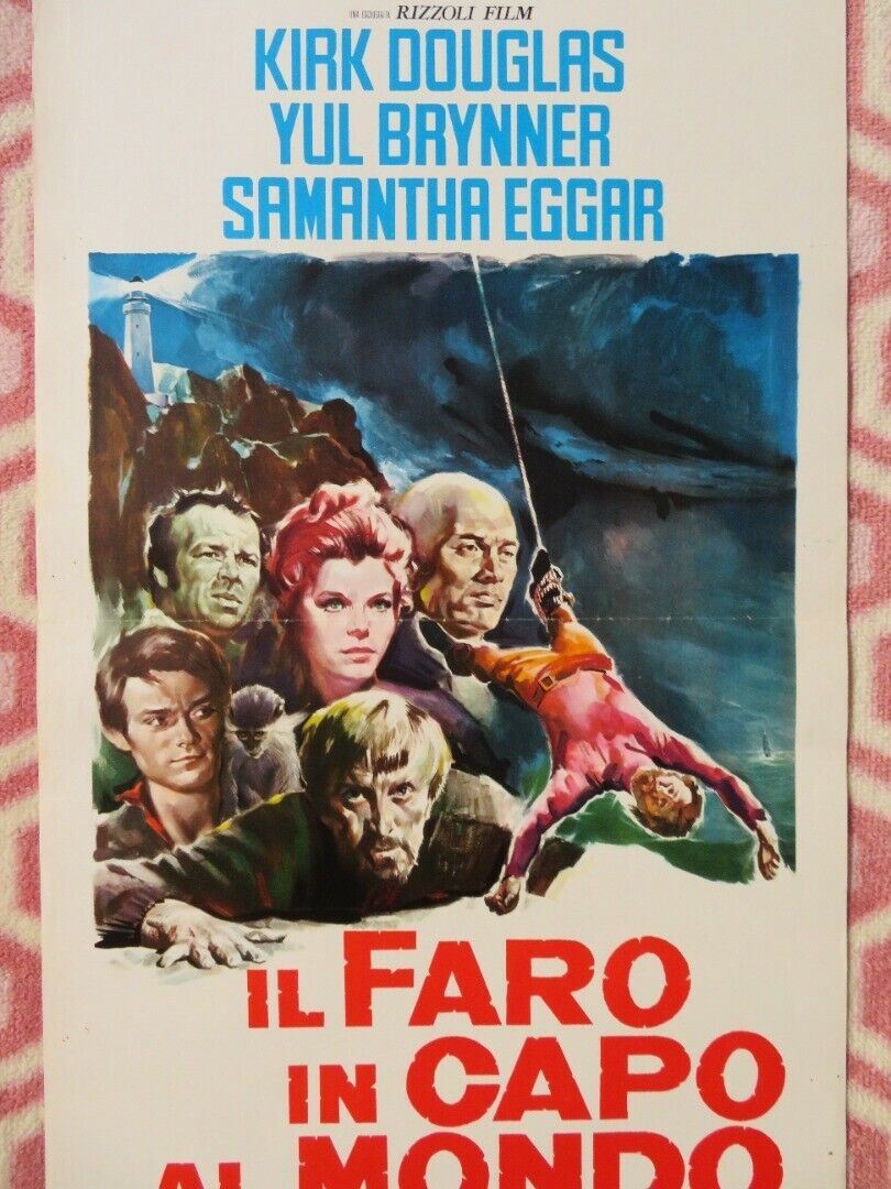 IL FARO IN CAPO AL MONDO ITALIAN LOCANDINA (27.5"x13") POSTER KIRK DOUGLAS 1972 Movie posters